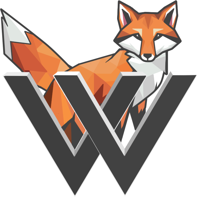 Vieh Ventures logo, a geometric fox emerging from two intersecting letter Vs representing the brand.